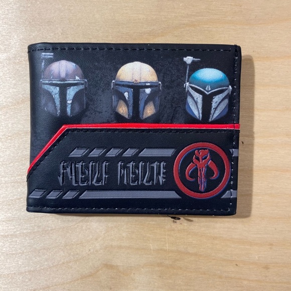 Black Mandalorian Wallet (LW) - Picture 2 of 8
